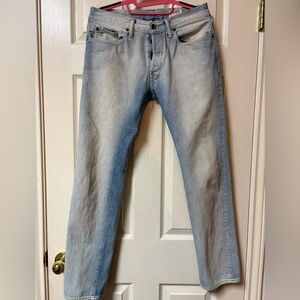 Todd Snyder Selvedge Japanese Denim Jeans Mens 31x32 Blue Light Wash